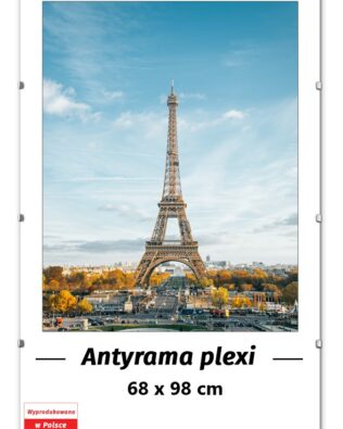 ANTYRAMA PLEXI 68×98 – 98×68 cm BIAŁE BRZEGI puzzle